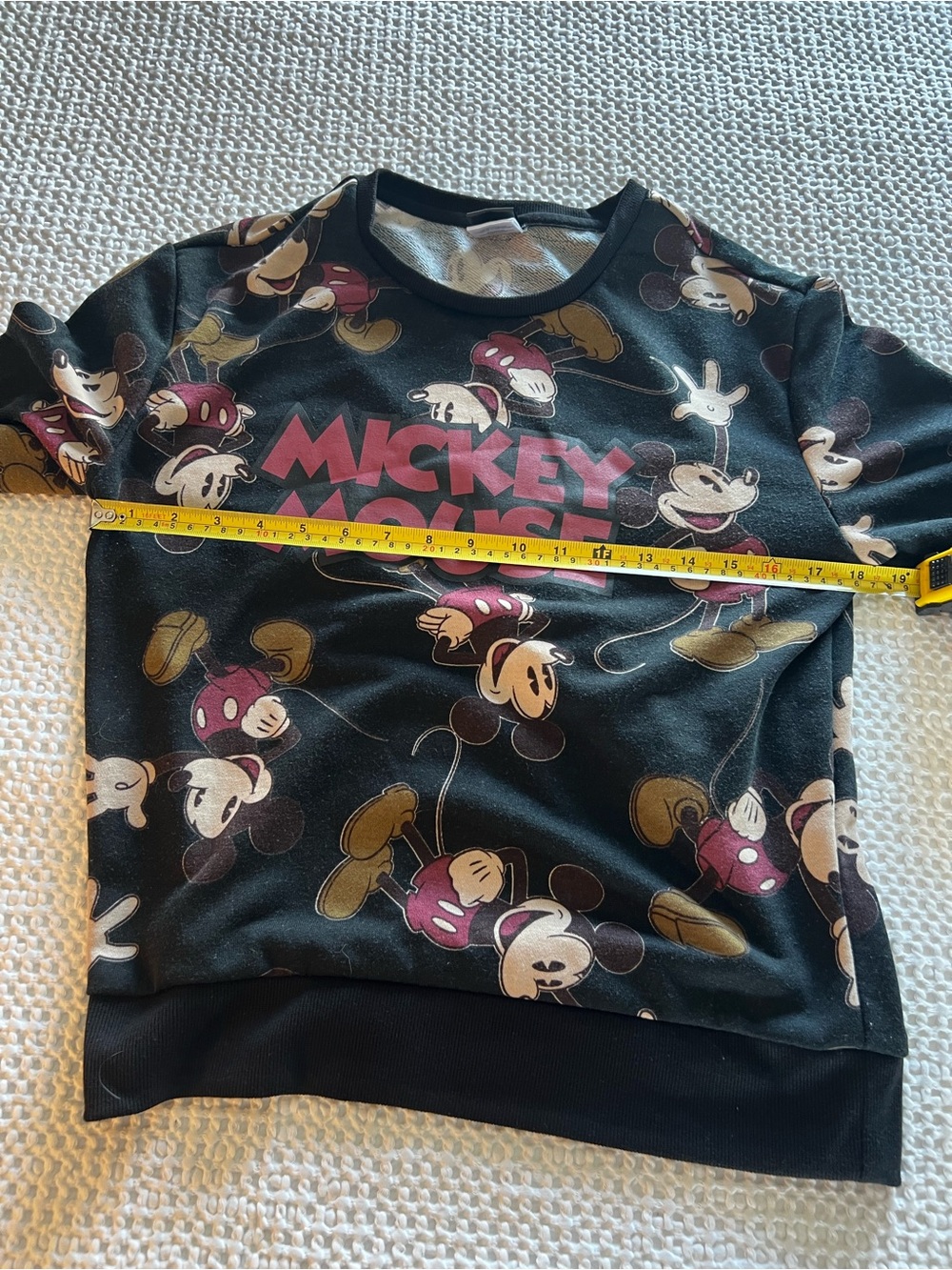 Disney Cartoon Mickey Mouse Casual Graphic Sweatshirt Size M - Picture 10 of 11